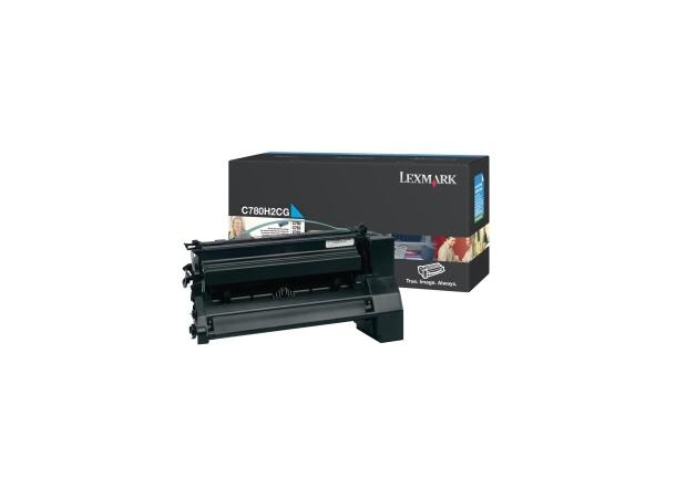 Toner Lexmark C780H1CG RPK HK cyan for C780n/C782n/X782e 10.000 pages 
